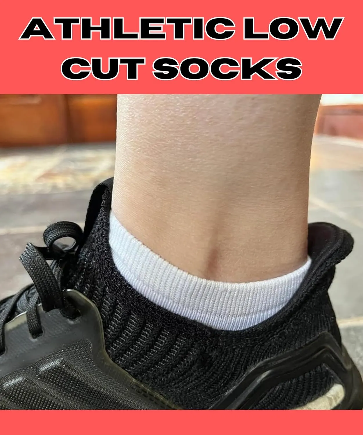 Tipi Toe Women's 12 Pack Athletic Cushioned Comfort Running Ankle Socks Available In Sizes 6-11