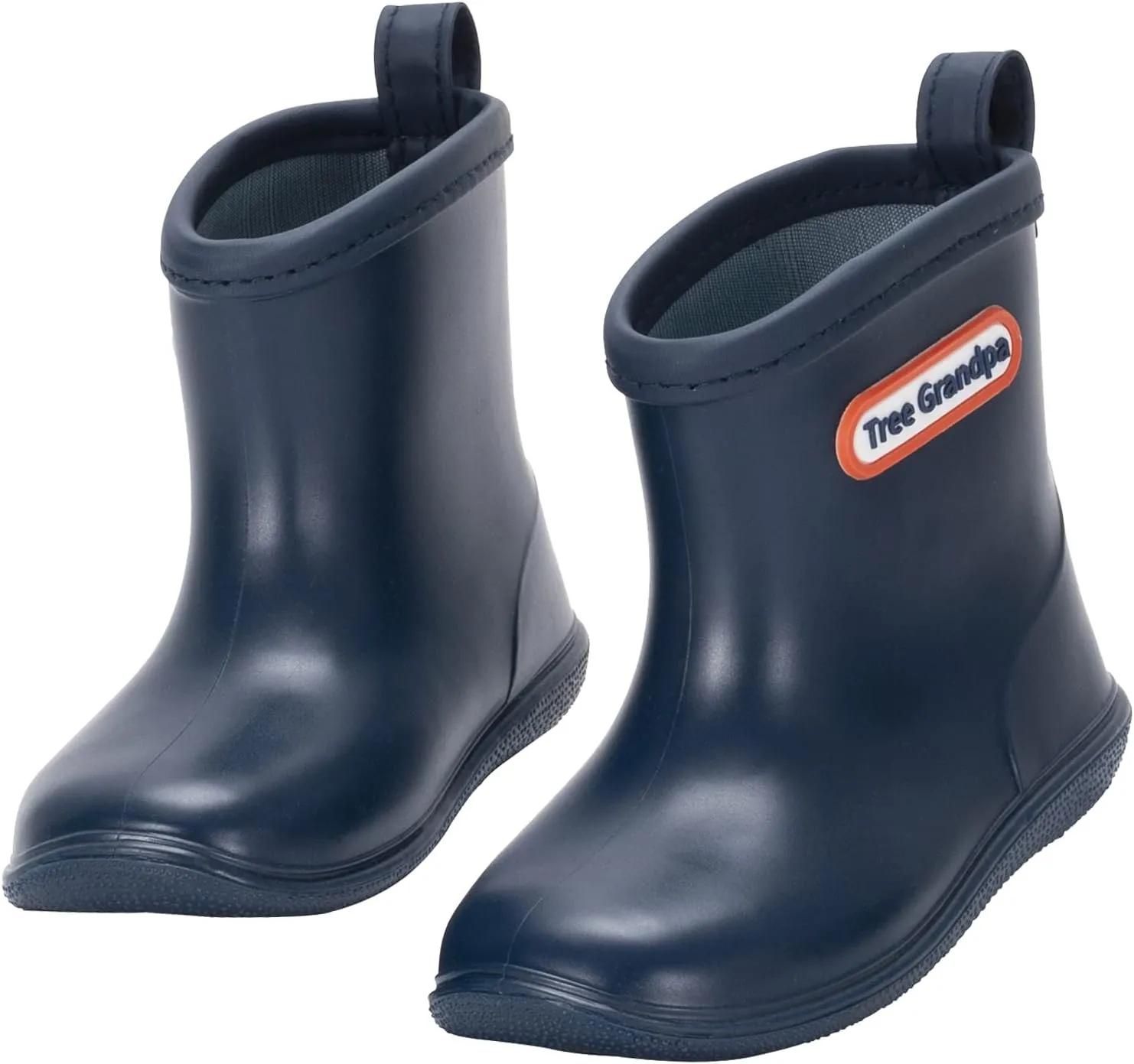 Toddler Kids Rain Boots for Boys Girls Easy-on Lightweight Waterproof Rainboots Baby