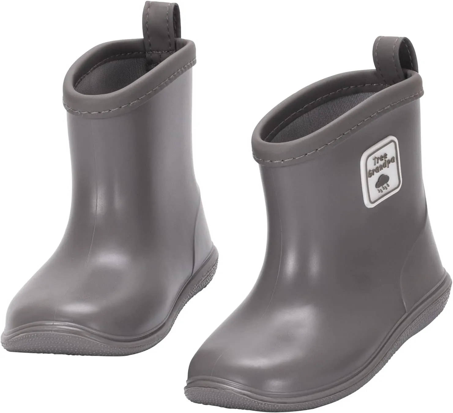 Toddler Kids Rain Boots for Boys Girls Easy-on Lightweight Waterproof Rainboots Baby