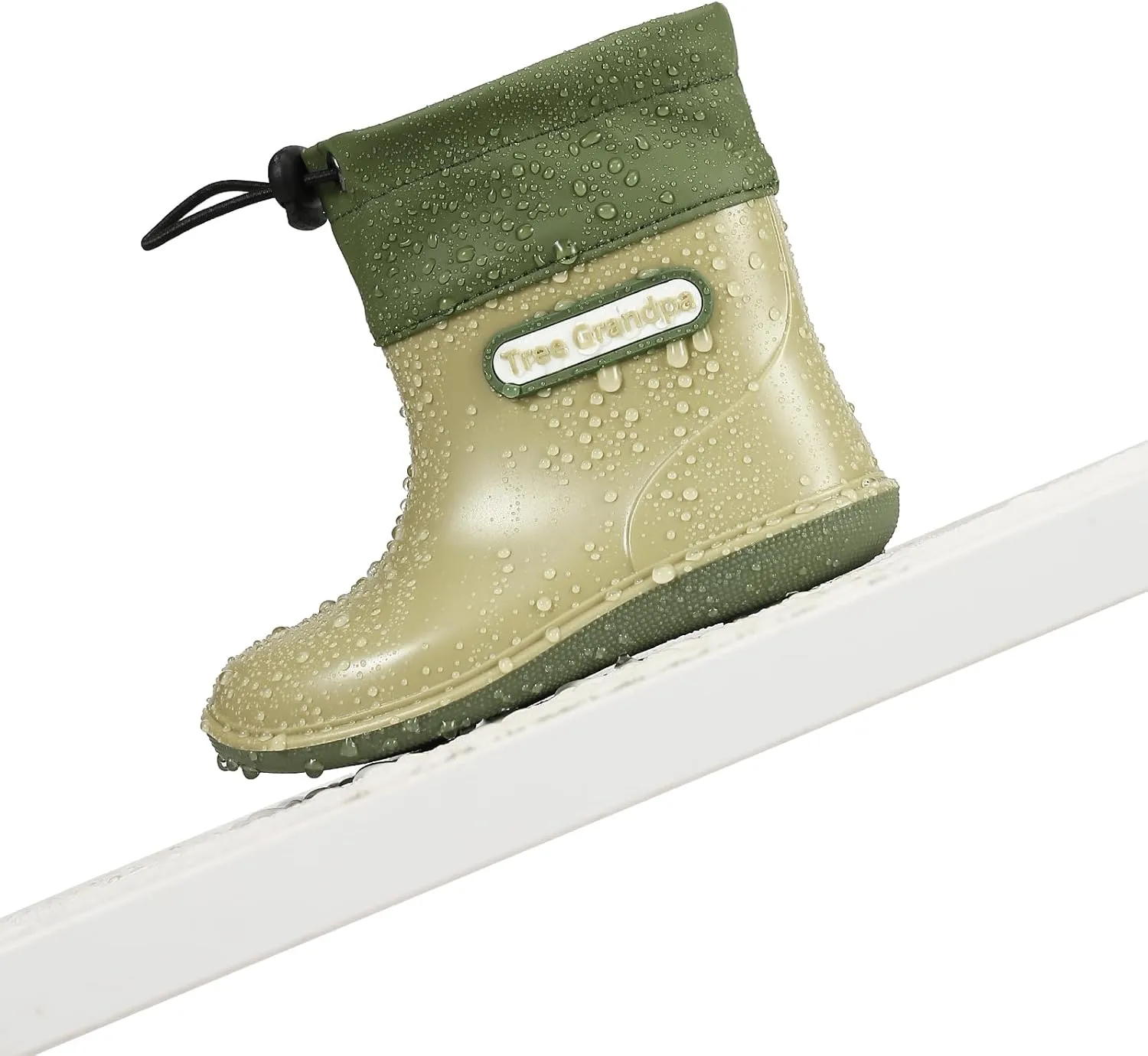 Toddler Kids Rain Boots for Boys Girls Easy-on Lightweight Waterproof Rainboots Baby