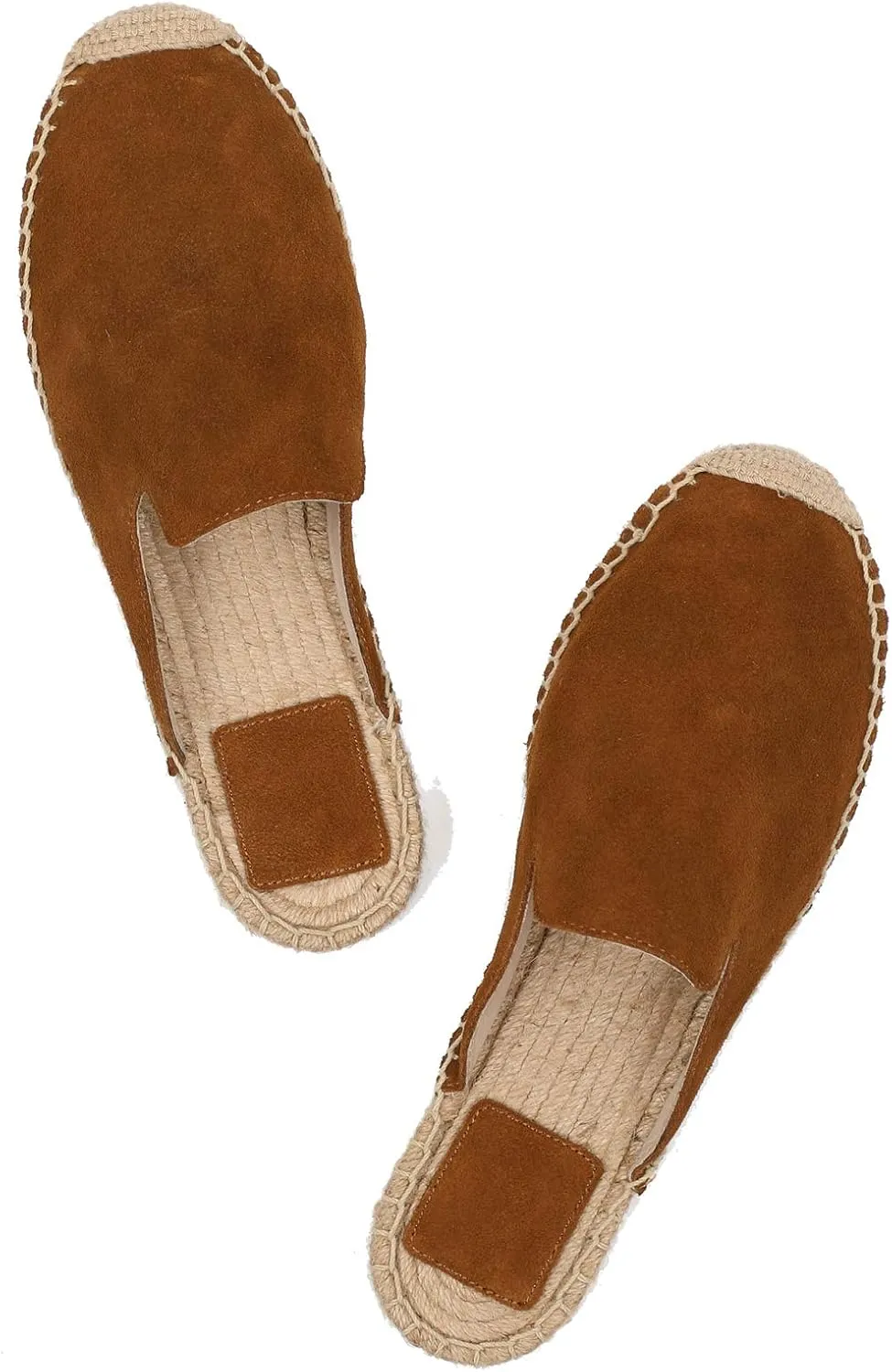 U-lite Women's Simple Mule Breathable Flat Espadrilles Shoes, Pure Color Mules
