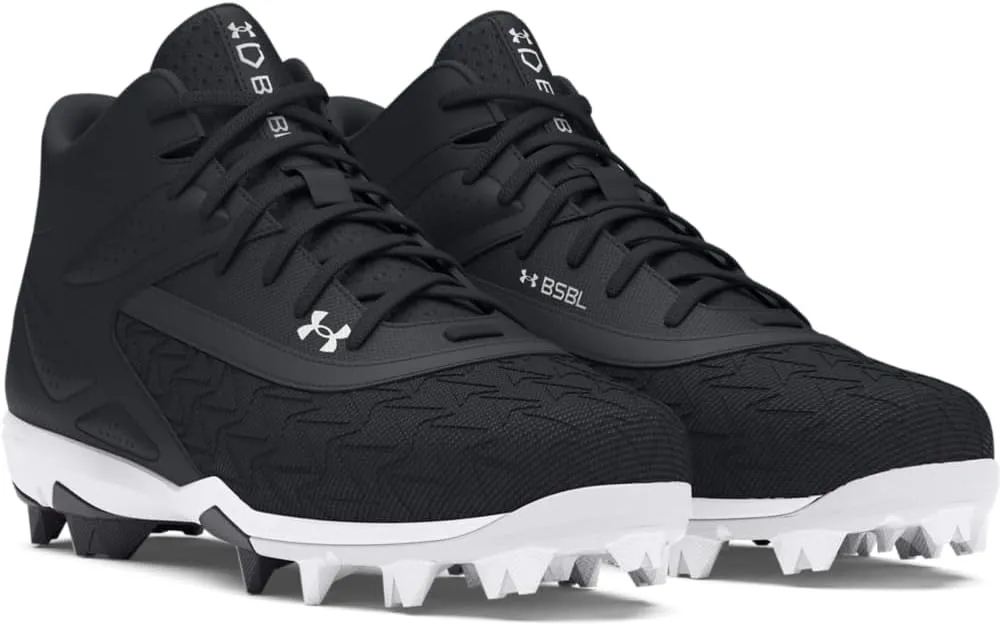 Under Armour Men's Leadoff Mid 3.0 Baseball Cleat Sneaker