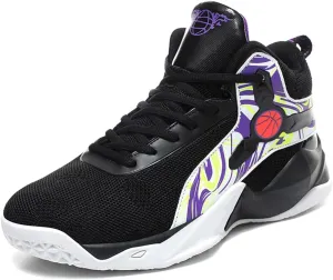 Unisex's High Top Lightweight Fly-Weaving Running Jogging Sneakers Sports Tennis Basketball Shoes