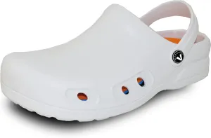 VANGELO Professional Slip Resistant Clog Waterproof Men Work Nurse Shoe Chef Shoe Ritz Black Lime White Multicolor