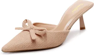 VenusCelia Women's Summer-Time Dress Pump Heeled Sandal
