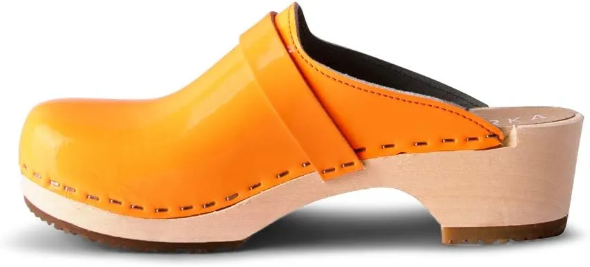 VERKA Women's Wooden Clogs from Sweden - LEDIG