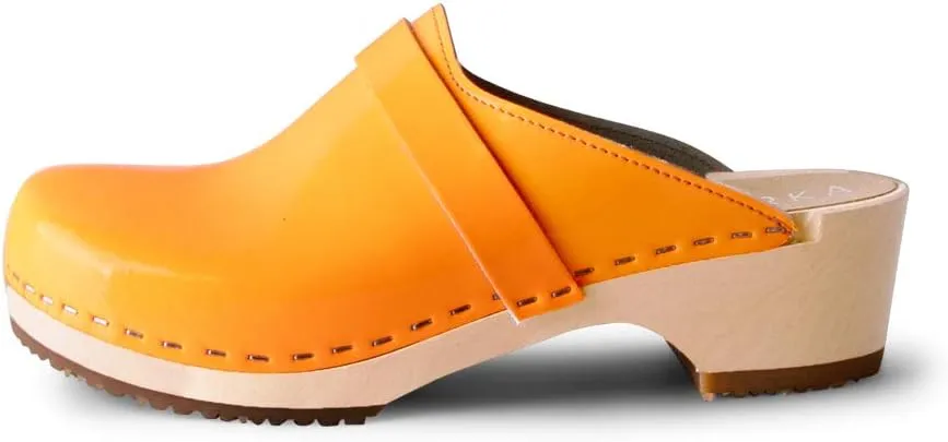 VERKA Women's Wooden Clogs from Sweden - LEDIG