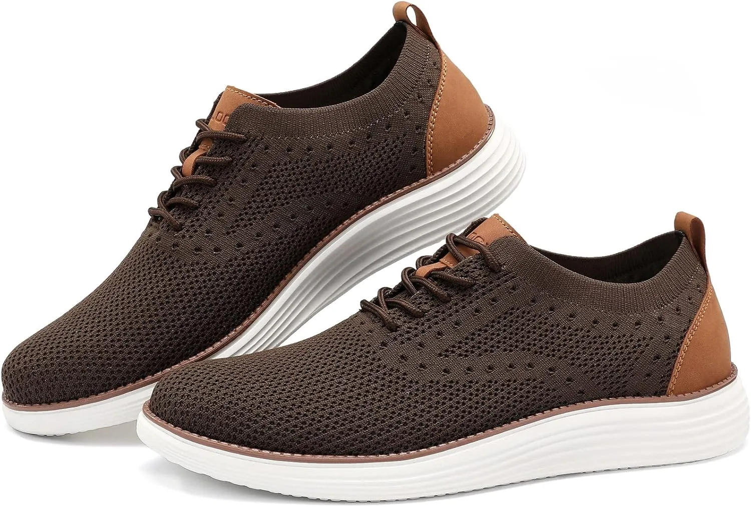 VILOCY Men's Casual Dress Sneakers Oxfords Business Mesh Breathable Walking Shoes Tennis Comfortable