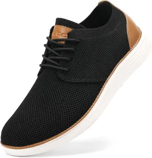 VILOCY Men's Fashion Dress Sneakers Casual Walking Shoes Business Oxfords Comfortable Breathable Lightweight Tennis