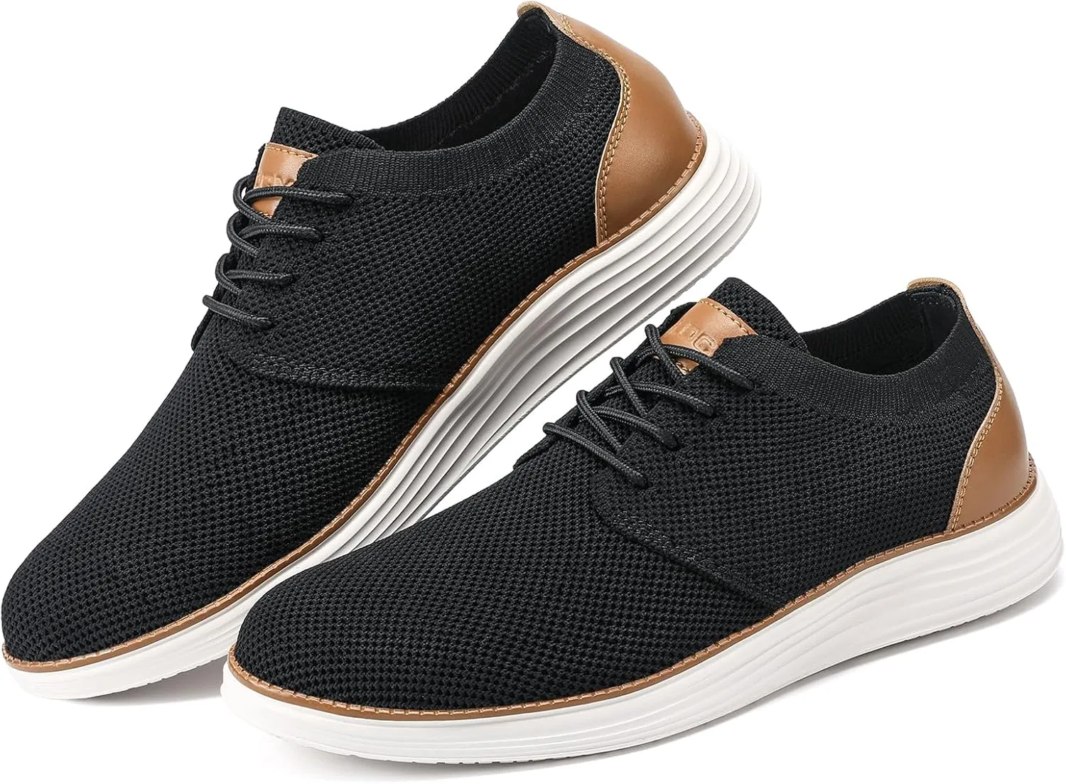 VILOCY Men's Fashion Dress Sneakers Casual Walking Shoes Business Oxfords Comfortable Breathable Lightweight Tennis