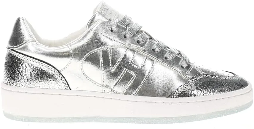 Vintage Havana Womens Quick 3 Metallic Slip On Sneakers Shoes Casual - Silver