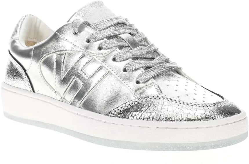 Vintage Havana Womens Quick 3 Metallic Slip On Sneakers Shoes Casual - Silver