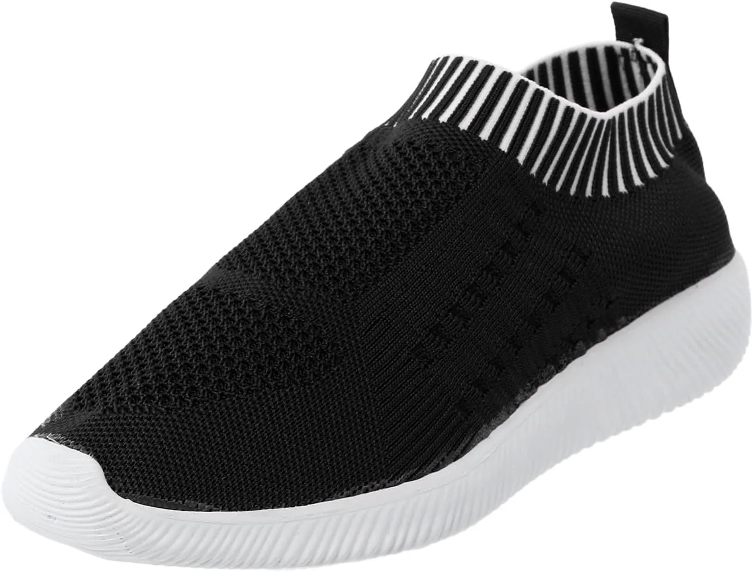 Women Slip On Sneakers Lightweight Walking Shoes Breathable Mesh Casual Comfortable Flats Non Slip Loafers
