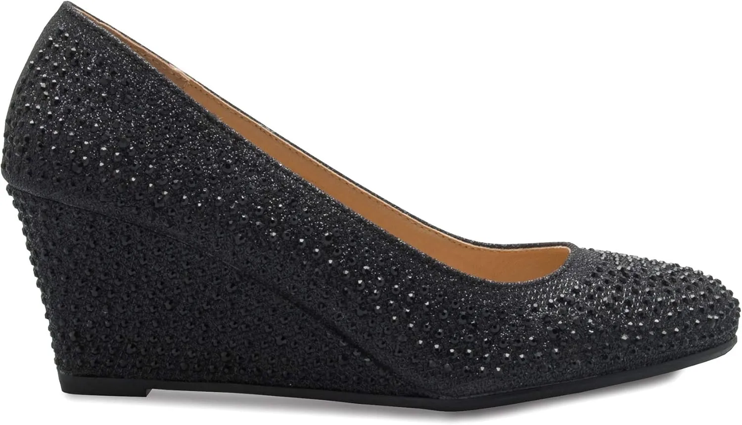 Women's Adorable Low Wedge Heel Shoe - Easy Low Pumps - Basic Slip On, Comfort