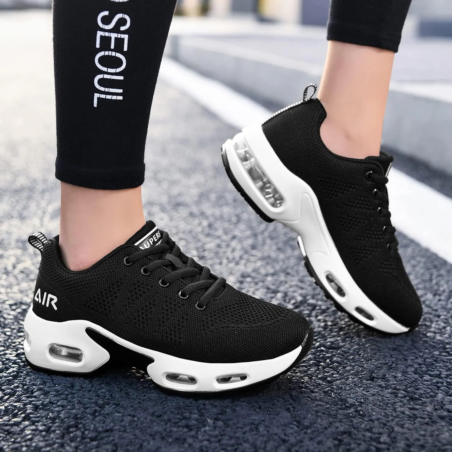 Women’s Air Running Shoes Walking Tennis Fashion Sneakers Casual Comfortable Breathable Jogging Shoes