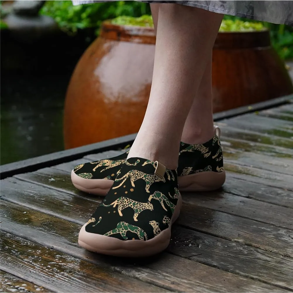 Women's Art Travel Shoes Slip On Knit Comfort Loafers Lightweight Fashion Sneaker