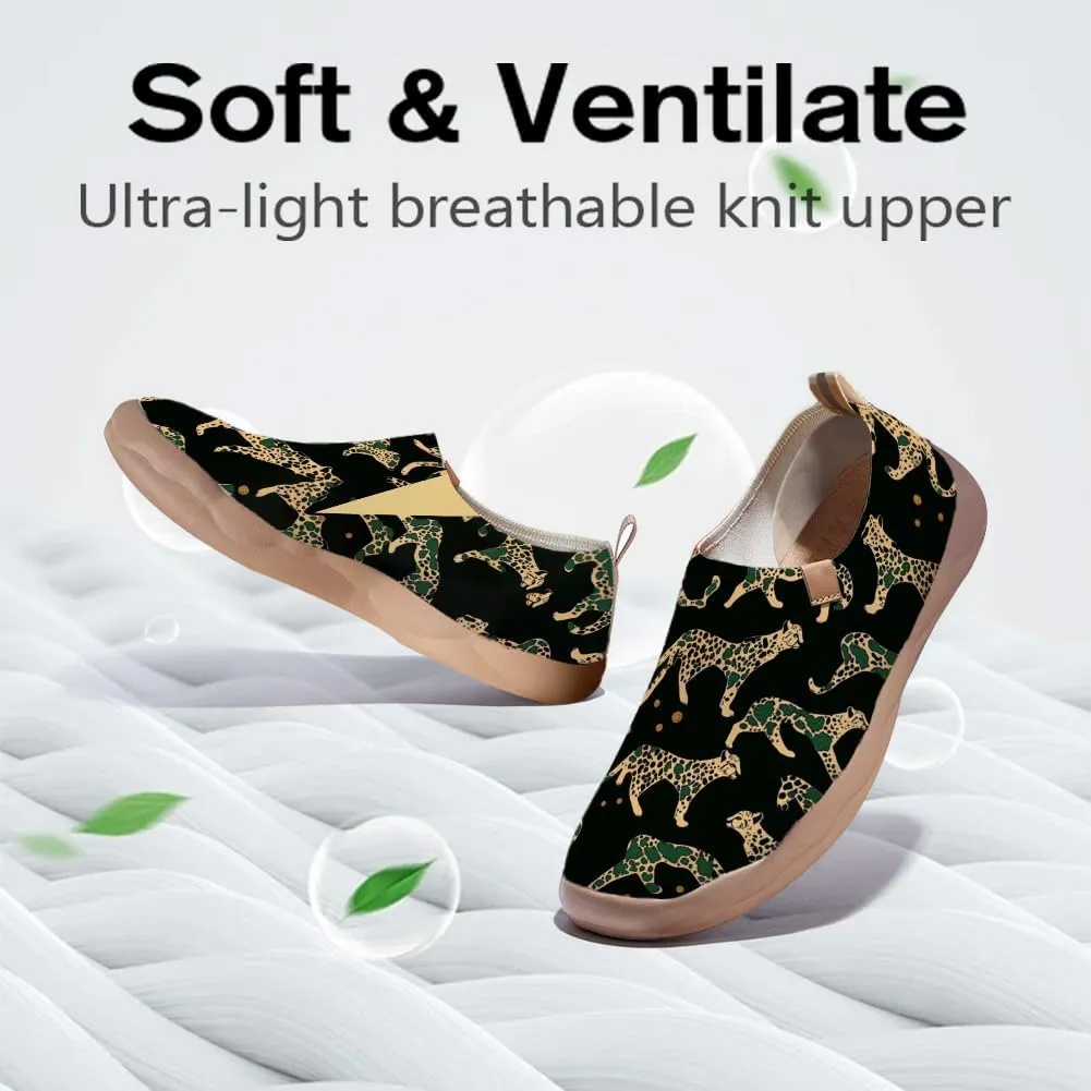 Women's Art Travel Shoes Slip On Knit Comfort Loafers Lightweight Fashion Sneaker