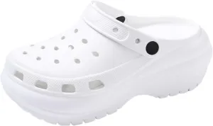 Women’s Breathable Clog Sandals with Adjustable Strap & Non-Slip Sole Lightweight Casual Slip-Ons