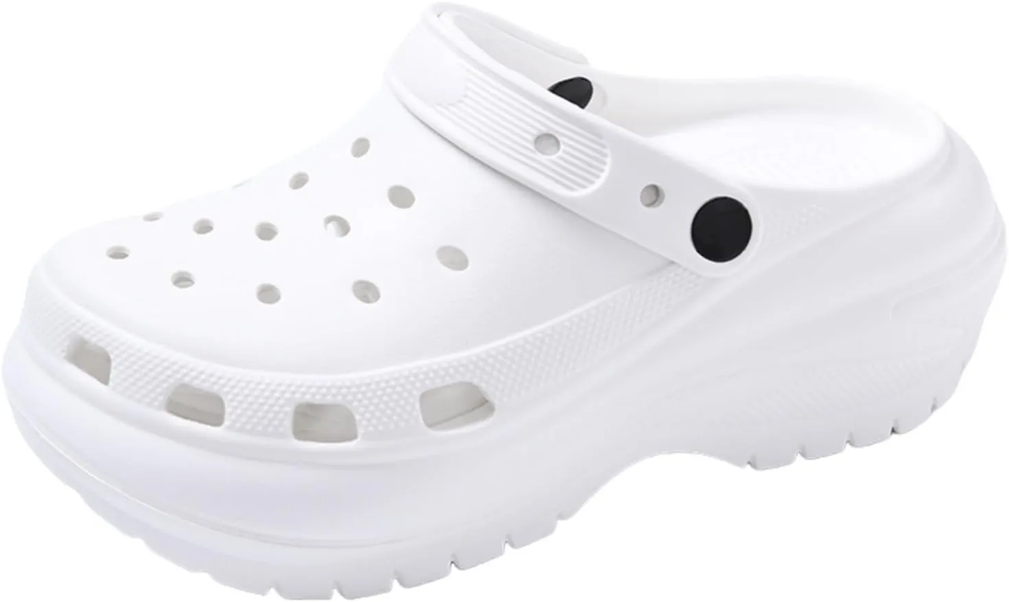 Women’s Breathable Clog Sandals with Adjustable Strap & Non-Slip Sole Lightweight Casual Slip-Ons