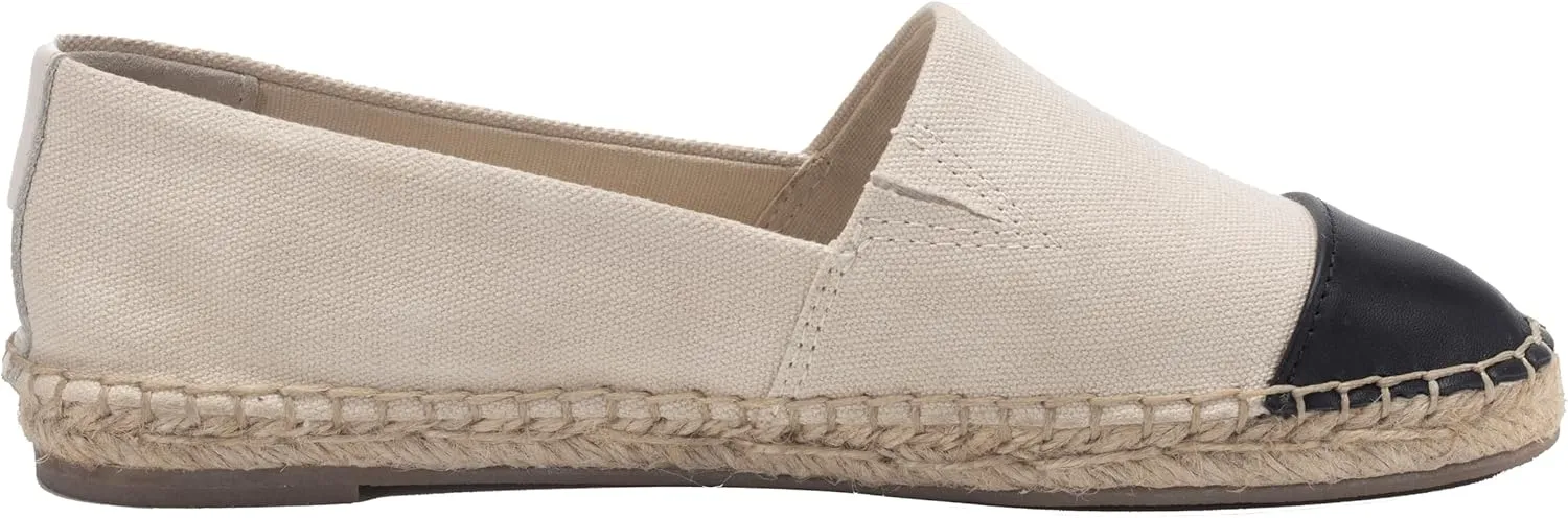 Womens Espadrille Flats Round Toe Slip on Comfortable Loafer Flats Classic Beige Canvas Flats Breathable Casual Shoes