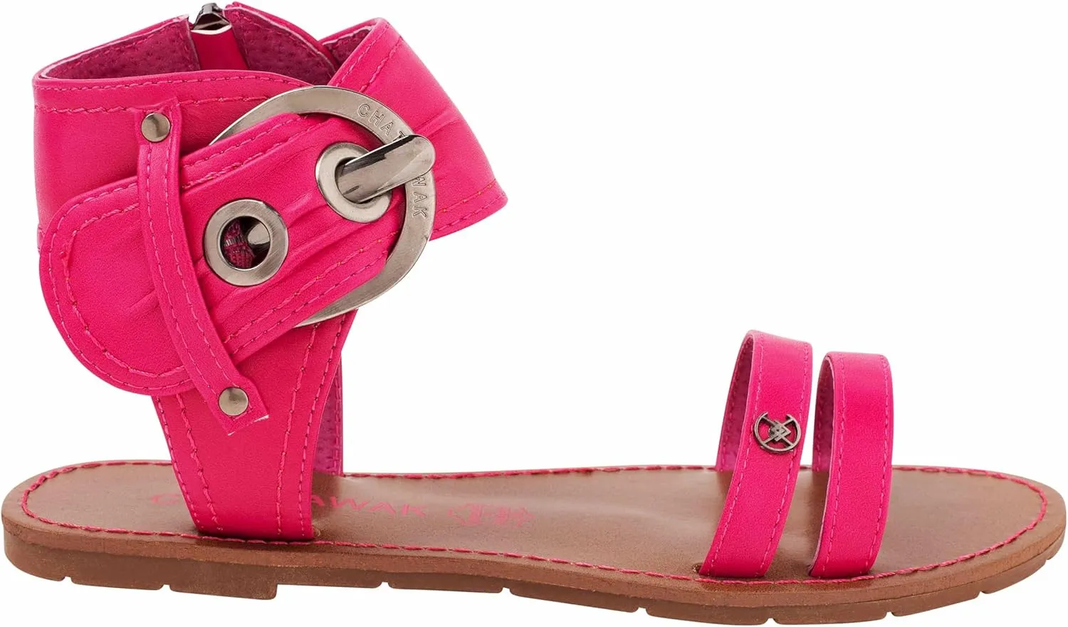 Women's Flat Mule, Fuchsia, 8
