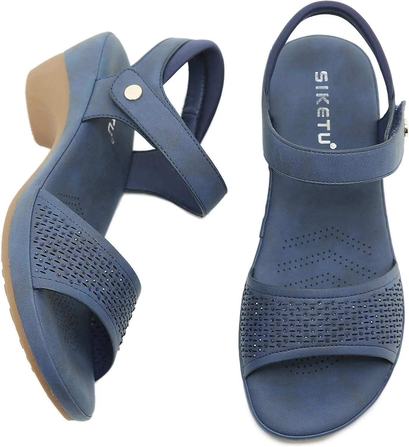 Womens Sandals Shoes Flatform Wedge Casual Sandal Open Toe Summer Comfortable Chunky Sandals Slippers