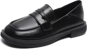 Women's Slip On Loafers Flats Oxford Shoes British Style Brogues Work Driving Style Shoes Moccasin