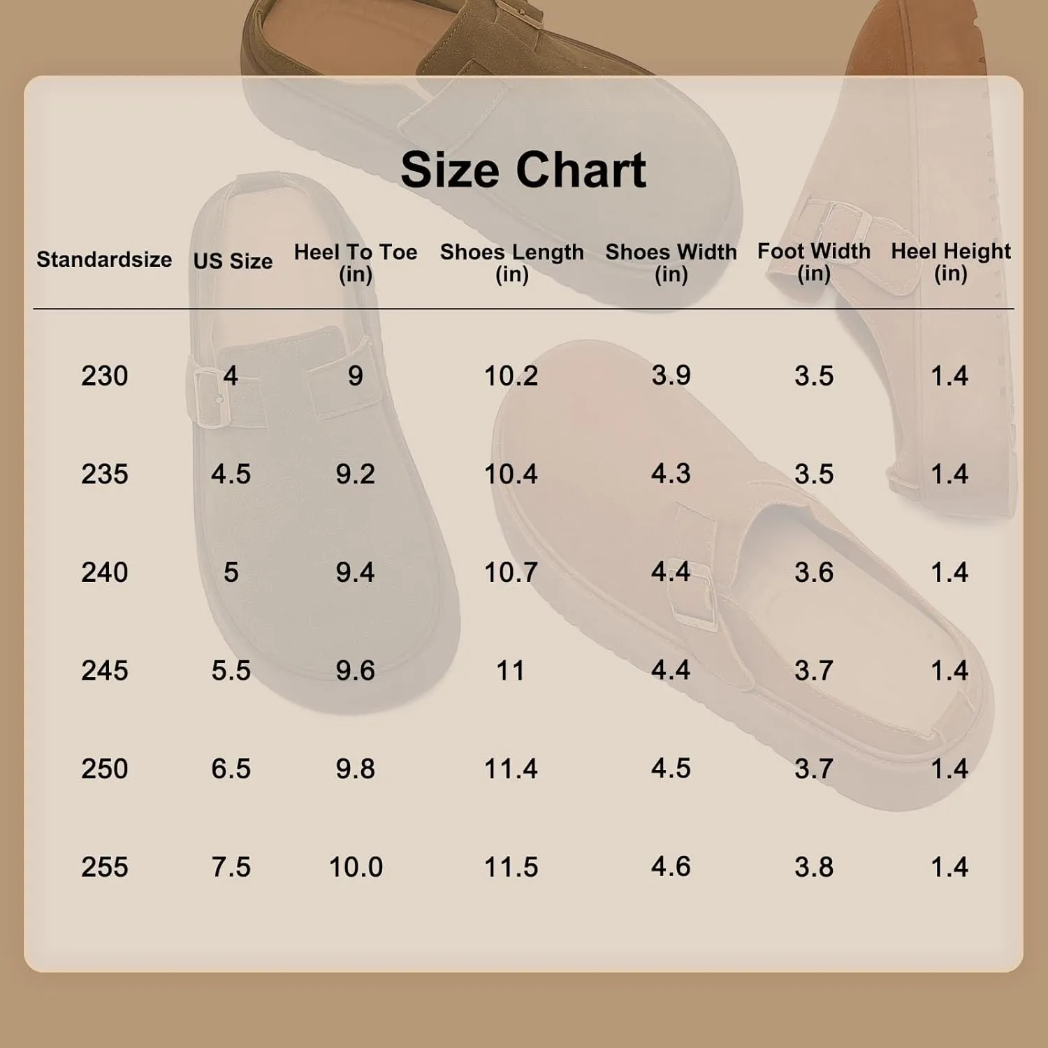 XTJSCBDSH Suede Clogs for Women Adjustable Buckle Platform Mules Cork Footbed Sandals Slip On Slippers Potato Shoes with Arch Support