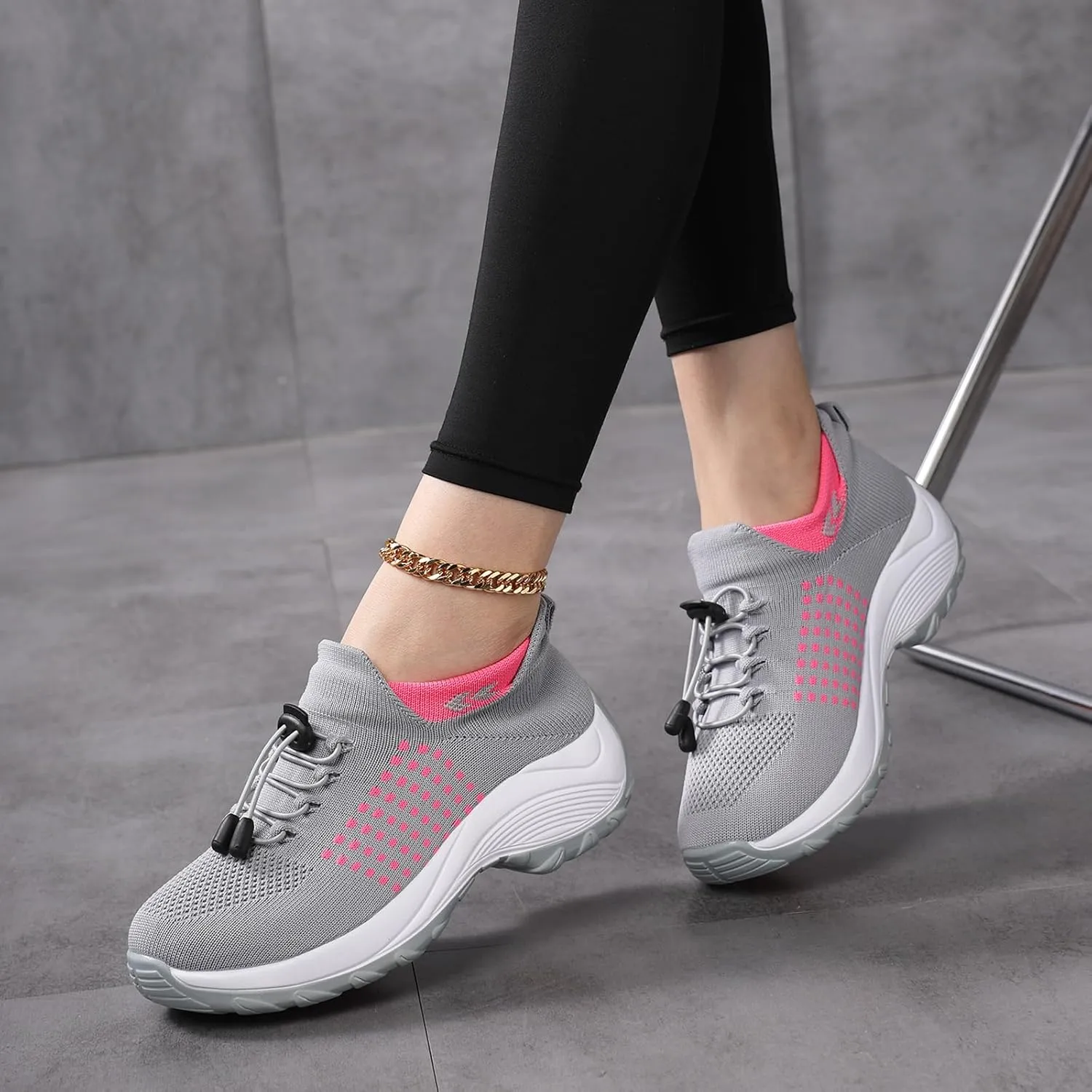ZWRXW Comfort Wear Orthowear Shoes for Women Men,Arch Support Orthopedic Sneakers Stretch Comfortable Casual Athletic Sneakers Outdoor Lightweight Breathable Walk Shoes